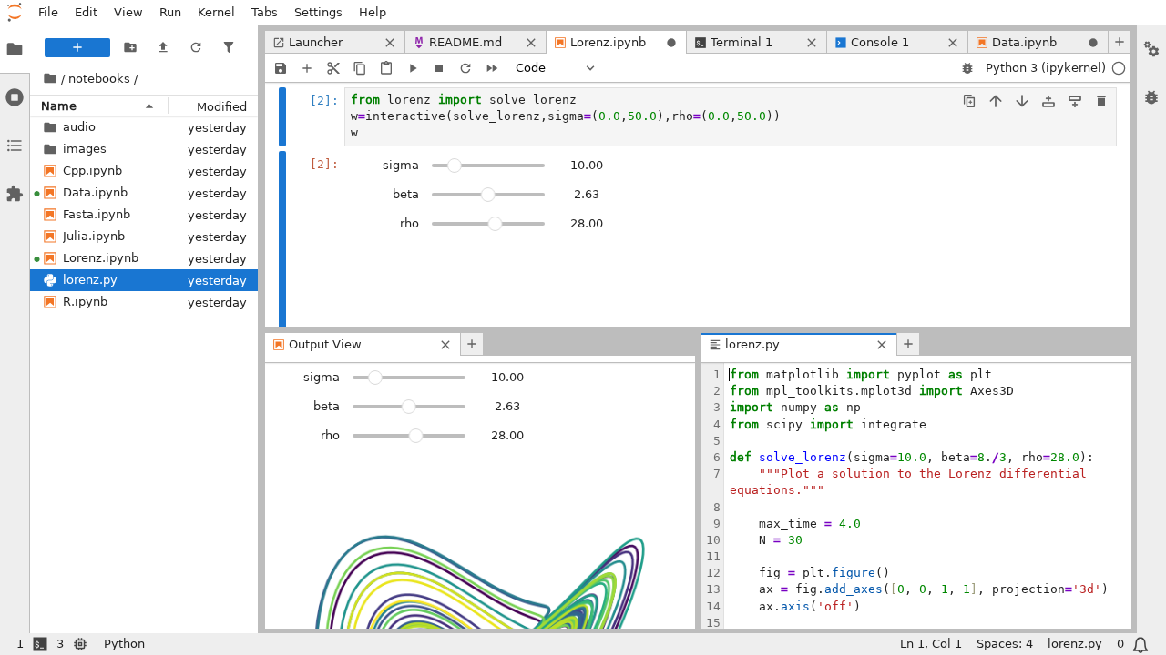 Jupyter Lab.
