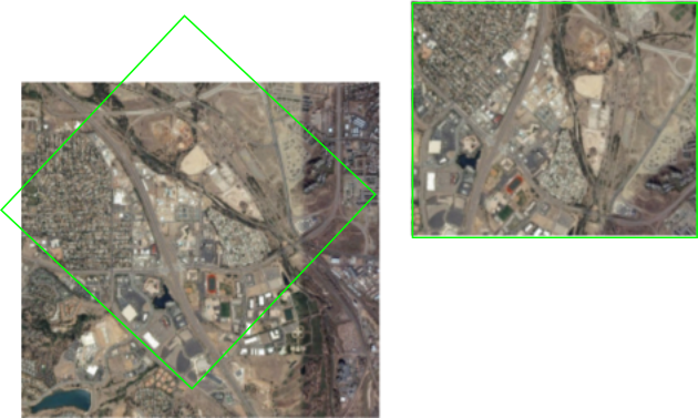 Registration of remote sensing images.